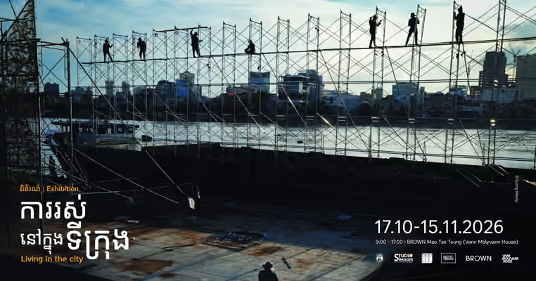Living in the City, fundraising photo exhibition by Studio Images at Vann Molyvann House