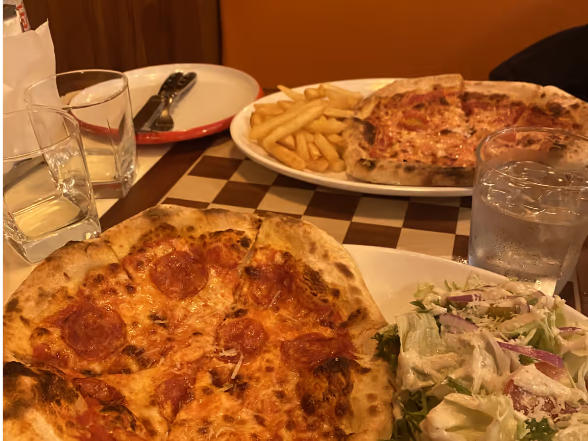Artisan Neapolitan pizza served at Dough Boy, Langka Lane