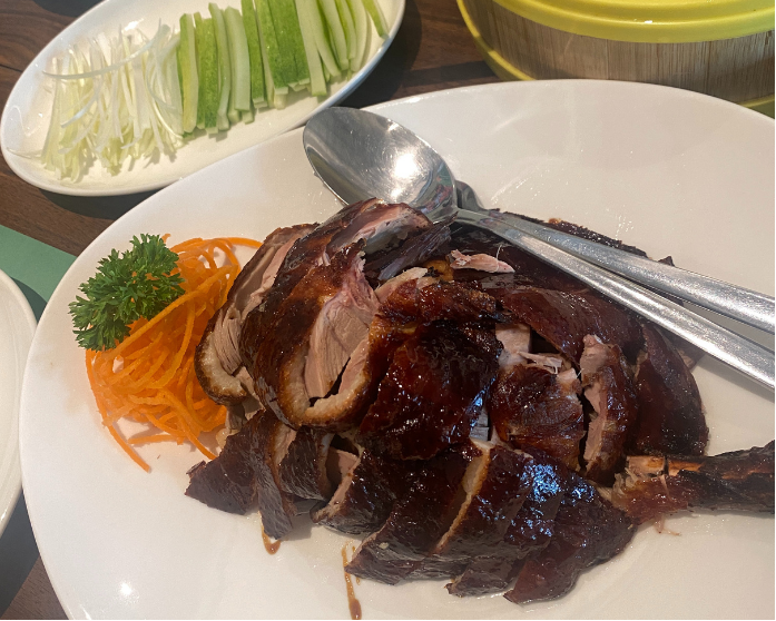 Peking duck at Duck Kingdom restaurant