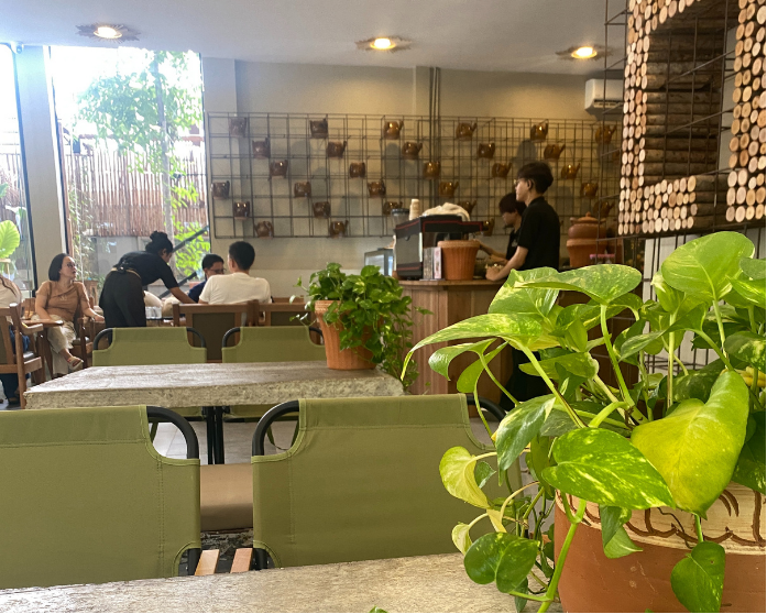 Interior of The clay coffee and eatery